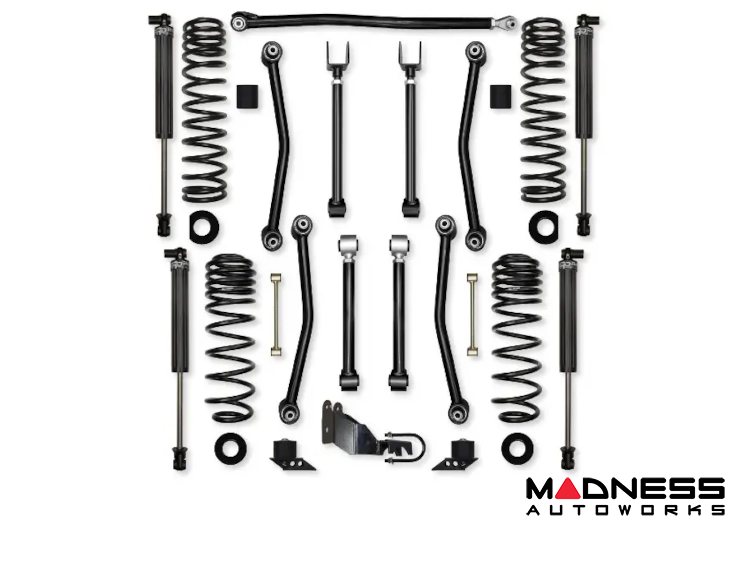Jeep Wrangler JL Lift Kit- Rock Krawler - Ultimate Adventure - Stage 1 - 4XE - 2021+ Jeep Wrangler JL Lift Kit- Rock Krawler - Ultimate Adventure - Stage 1 - 4XE - 2021+